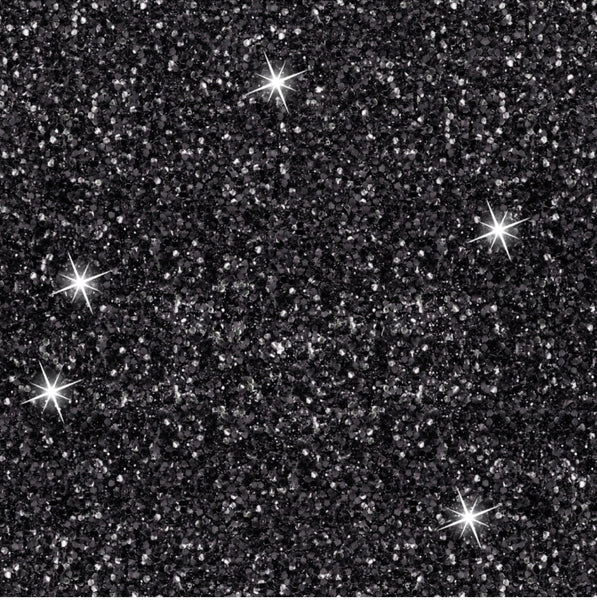 Black starry Glitter