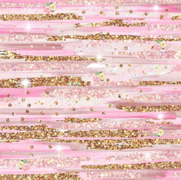 Pink/gold Glitter Strokes brush preorder