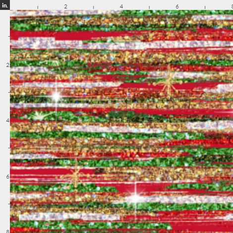 Christmas sparkle Green/Red/Gold/Silvery Starry Brush Stroke preorder