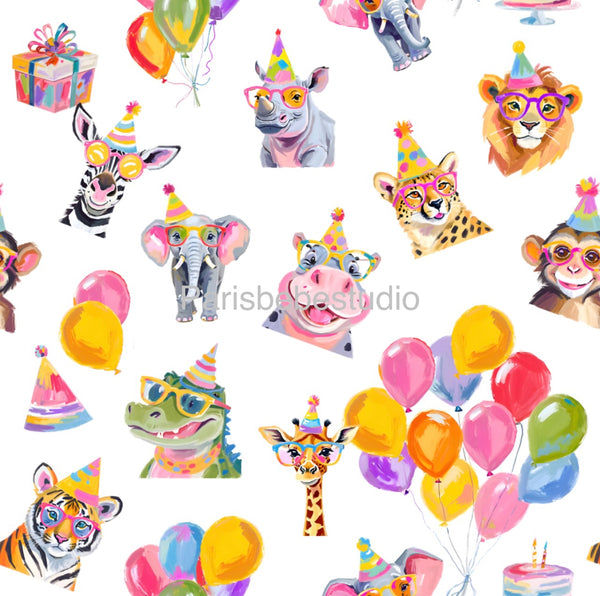 New! Birthday Party Zoo White preorder