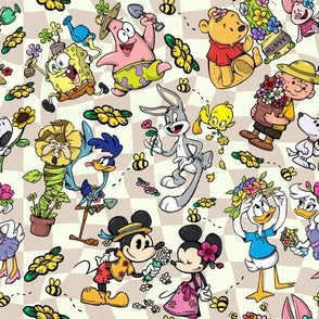 Cartoon Characters Checkers preorder 20