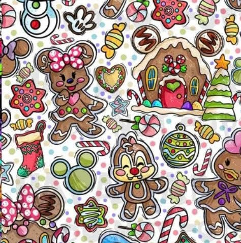 New! Christmas Gingerbread white preorder
