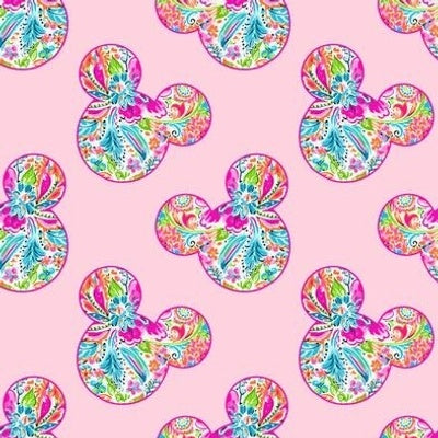 New! Tropical Mouse Ears Preppy Floral pink preorder