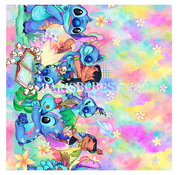 Stitch/Lilo Tropical Border