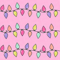 New! Christmas String Lights pink preorder