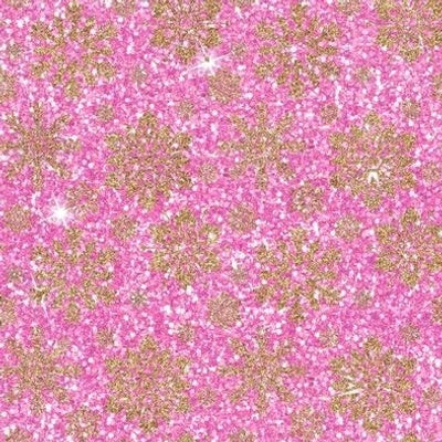 New! Snowflakes Glitter Pink preorder