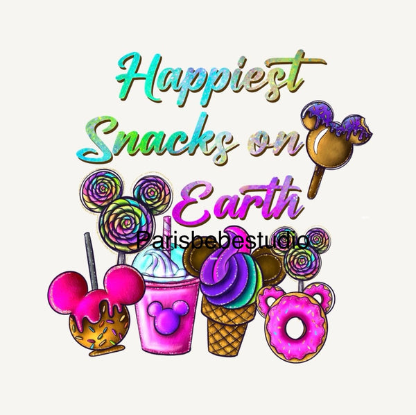 New! Panel Happiest Park Snax preorder 18” x 18”