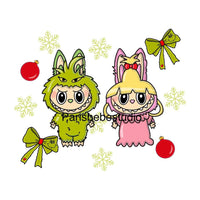 New! Labu Grinchmas preorder 18” x 18”