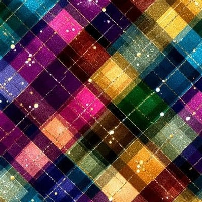 Fall Glittery diagonal Plaid preorder