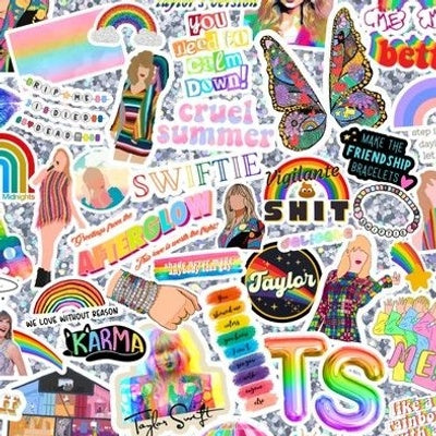 New! Taylor Rainbow Stickers preorder