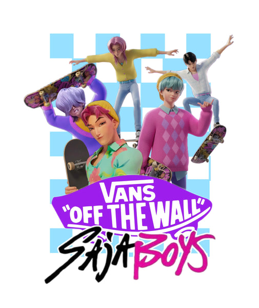 New! Panel Saja Boy Band Vans ~ preorder 18” x 18”