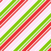 Candy Cane Stripes red/lime