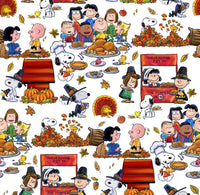 Charlie Peanuts Thanksgiving Feast! White