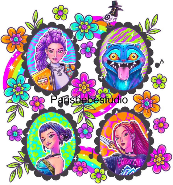 New! Panel KP Cameo white preorder 18” x 18”