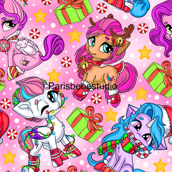 New! Ponies pink Christmas preorder