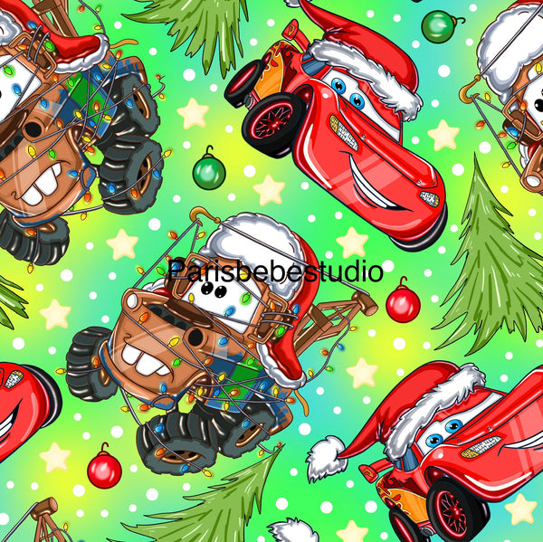 New! Cars starry lime Christmas