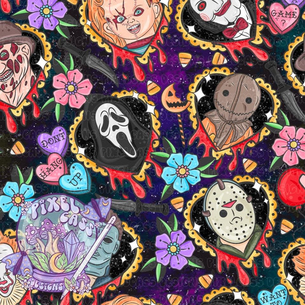 Spooky Horror galaxy Patches  PO