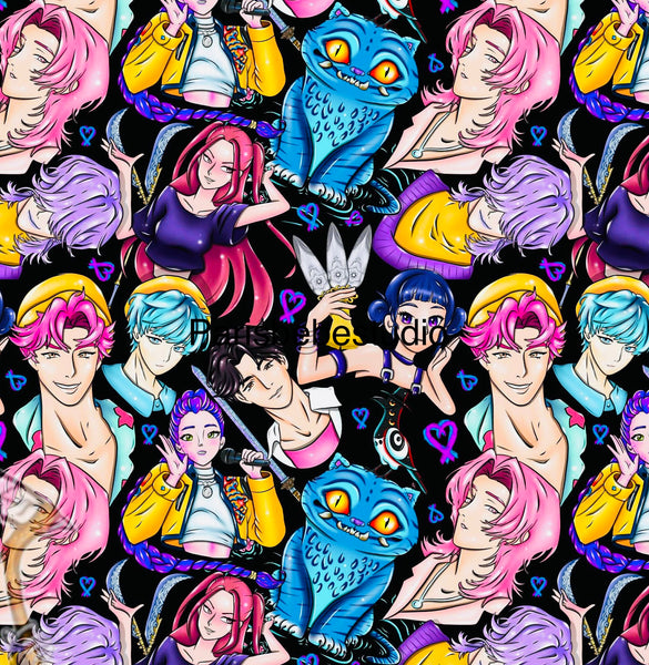 New! K-pop Hunters Collage hand drawn preorder