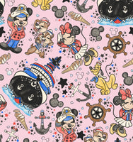 New! Disny Cruise pink hand drawn