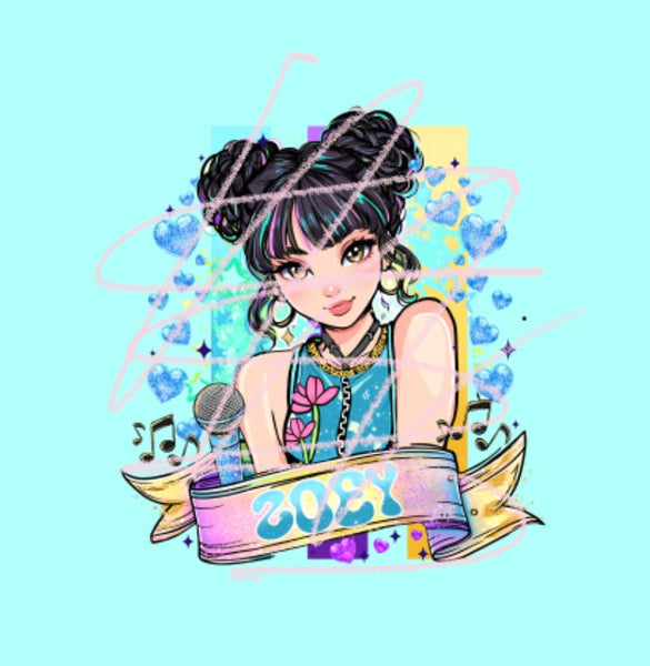 New! Panel KPZoey 18” x 18”