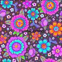 HuntrixBright Floral gray preorder