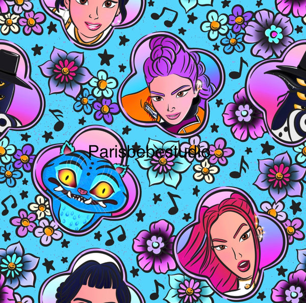 New! KPop Blossom aqua