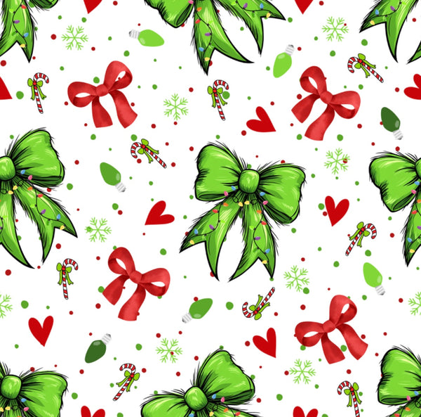 Christmas Grinchmas Bows