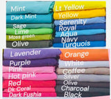 12oz Cotton Lycra Solid  ~ Pls order seperate from customs