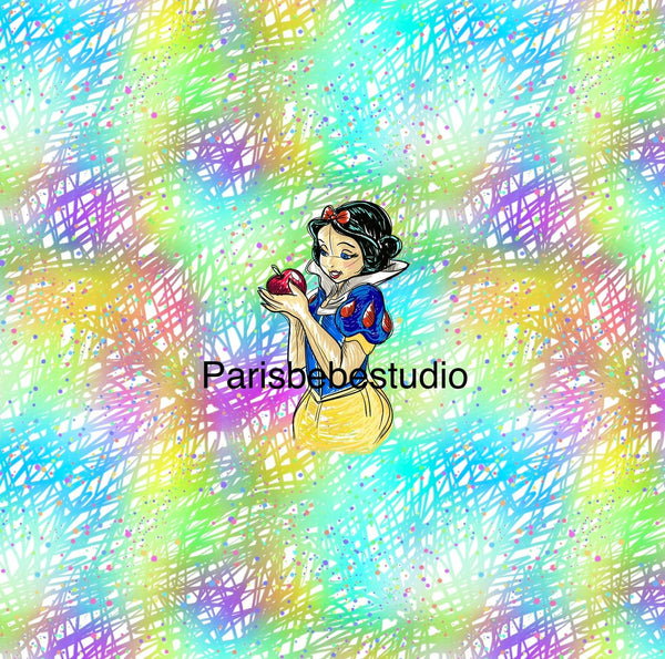 Panel Snow White 18” x 18”