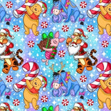 Pooh Candy Cane Christmas