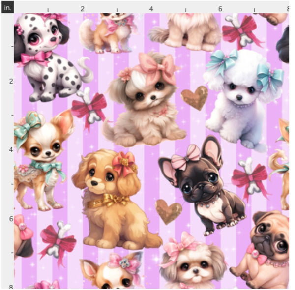 New! Cute Puppies Stripe preorder