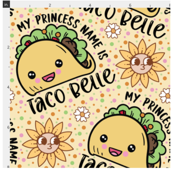 New! Princess Taco Belle preorder