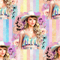 New! Taylor Cowgirl Pastel Stripe preorder