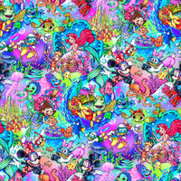 Mouse Park Characters Sea Life hand drawn preorder