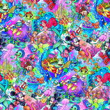 Mouse Park Characters Sea Life hand drawn preorder
