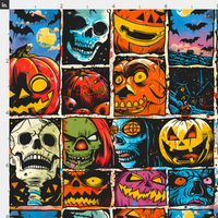 New! Retro Halloween Pumpkin  preorder