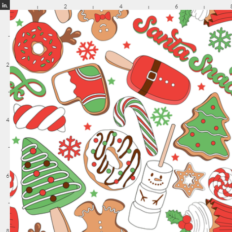 New!  Santa Snacks Cookies Christmas preorder