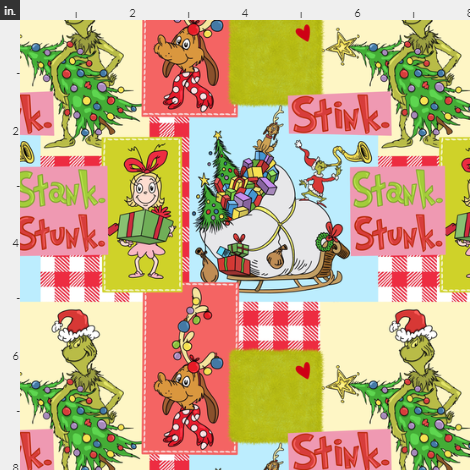 New!  Grinchy Patch Christmas preorder