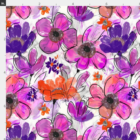 New! Sketchy Fall Floral preorder