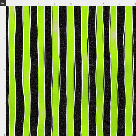 New! Beetlejuic Strange Lime/Black Stripes