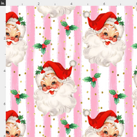 Retro Santa Pink Stripe Mistletoe preorder