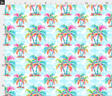 New! neon Palm Trees turquoise sky preorder