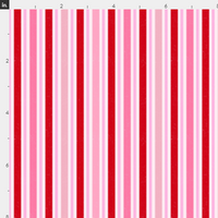 French Christmas red & pink Stripe preorder