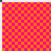 Neon orange/pink.Checkers preorder