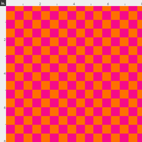 Neon orange/pink.Checkers preorder