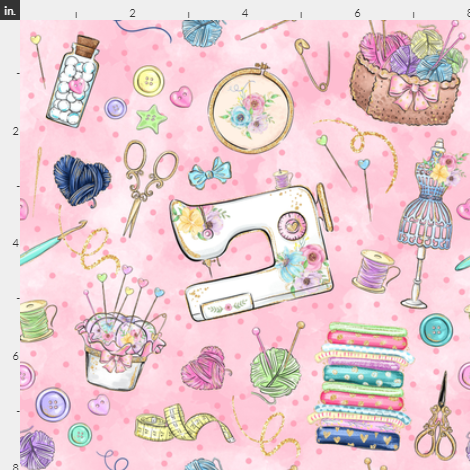 Sewing Room pink  preorder