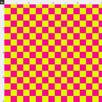 Neon pink/yellow .Checkers preorder