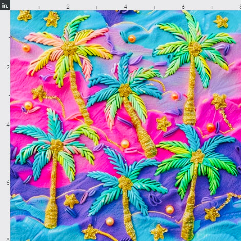 Candy color Palm trees preorder