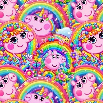 New!  Peppy Pig Rainbow