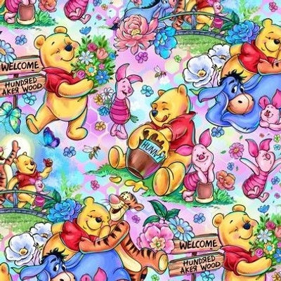 New! PoohBear Summer Floral